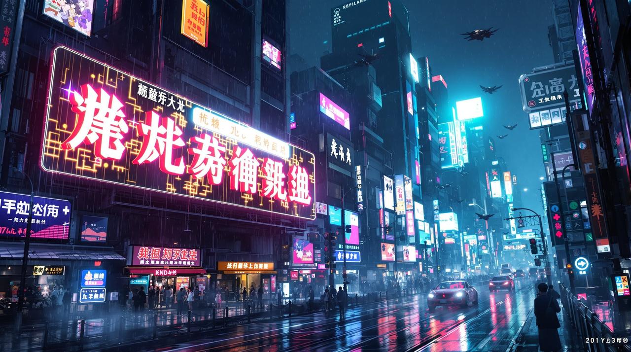 香蕉动漫 - 赛博都市 香蕉动漫赛博世界 - 数据洪流中的未来都市